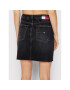 Tommy Jeans Fustă de blugi DW0DW11451 Negru Mom Fit - Pled.ro