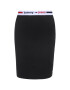 Tommy Jeans Fustă tip creion Bodycon DW0DW08120 Negru Slim Fit - Pled.ro