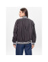 Tommy Jeans Geacă bomber Pinstripe Letterman DW0DW15336 Negru Relaxed Fit - Pled.ro