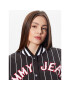 Tommy Jeans Geacă bomber Pinstripe Letterman DW0DW15336 Negru Relaxed Fit - Pled.ro