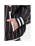 Tommy Jeans Geacă bomber Pinstripe Letterman DW0DW15336 Negru Relaxed Fit - Pled.ro