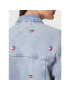 Tommy Jeans Geacă de blugi DW0DW14844 Albastru Regular Fit - Pled.ro