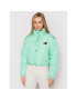 Tommy Jeans Geacă din puf Crop Vest Puffer DW0DW11840 Verde Cropped Fit - Pled.ro