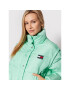 Tommy Jeans Geacă din puf Crop Vest Puffer DW0DW11840 Verde Cropped Fit - Pled.ro