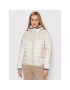 Tommy Jeans Geacă din puf Quilted DW0DW09350 Bej Relaxed Fit - Pled.ro