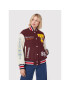 Tommy Jeans Geacă bomber Tjw Letterman DW0DW14293 Vișiniu Relaxed Fit - Pled.ro