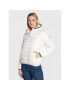 Tommy Jeans Geacă din puf Quilted Tape DW0DW09350 Alb Relaxed Fit - Pled.ro