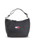 Tommy Jeans Geantă Tjw Heritage Shoulder Bag AW0AW15409 Negru - Pled.ro