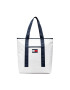 Tommy Jeans Geantă Tjw Heritage Tote AW0AW11841 Alb - Pled.ro