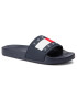 Tommy Jeans Șlapi Flag Pool Slide EM0EM00284 Bleumarin - Pled.ro