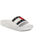 Tommy Jeans Șlapi Flag Pool Slide EN0EN00474 Alb - Pled.ro