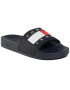 Tommy Jeans Șlapi Flag Pool Slide EN0EN00474 Bleumarin - Pled.ro