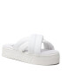 Tommy Jeans Șlapi Flatform Sandal EN0EN01798 Alb - Pled.ro