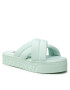 Tommy Jeans Șlapi Flatform Sandal EN0EN01798 Verde - Pled.ro