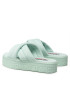 Tommy Jeans Șlapi Flatform Sandal EN0EN01798 Verde - Pled.ro