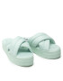 Tommy Jeans Șlapi Flatform Sandal EN0EN01798 Verde - Pled.ro