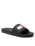 Tommy Jeans Șlapi Mens Flag Pool Slide EM0EM01021 Negru - Pled.ro