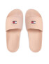 Tommy Jeans Șlapi Printed Pool Slide EN0EN01826 Roz - Pled.ro