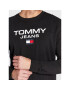 Tommy Jeans Longsleeve DM0DM15681 Negru Regular Fit - Pled.ro