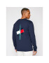 Tommy Jeans Longsleeve Vertical Tommy Logo DM0DM10241 Bleumarin Regular Fit - Pled.ro