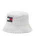 Tommy Jeans Pălărie Heritage Bucket AW0AW12425 Alb - Pled.ro