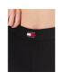 Tommy Jeans Pantaloni din material Badge DW0DW15373 Negru Regular Fit - Pled.ro