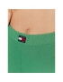 Tommy Jeans Pantaloni din material Badge DW0DW15373 Verde Regular Fit - Pled.ro