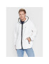 Tommy Jeans Polar Collegiate Sherpa DM0DM15290 Alb Regular Fit - Pled.ro