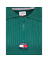 Tommy Jeans Pulover Badge DW0DW14260 Verde Slim Fit - Pled.ro