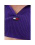 Tommy Jeans Pulover Badge DW0DW14950 Violet Slim Fit - Pled.ro