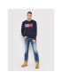 Tommy Jeans Pulover Branded DM0DM11365 Albastru Relaxed Fit - Pled.ro