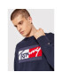 Tommy Jeans Pulover Branded DM0DM11365 Albastru Relaxed Fit - Pled.ro