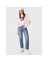 Tommy Jeans Pulover Checker Flag DW0DW14316 Roz Relaxed Fit - Pled.ro