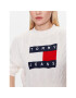 Tommy Jeans Pulover DW0DW14261 Alb Regular Fit - Pled.ro