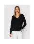 Tommy Jeans Pulover Essential DW0DW10996 Negru Relaxed Fit - Pled.ro