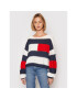 Tommy Jeans Pulover Tjw Rwb Stripe DW0DW10335 Colorat Relaxed Fit - Pled.ro