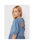 Tommy Jeans Rochie de blugi Tiered Chambray DW0DW13832 Albastru Regular Fit - Pled.ro