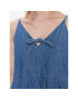 Tommy Jeans Rochie de zi Trered Chambray DW0DW15185 Albastru Relaxed Fit - Pled.ro