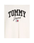 Tommy Jeans Rochie tricotată New Varisty DW0DW16462 Alb Relaxed Fit - Pled.ro