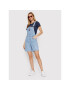 Tommy Jeans Salopetă Dungaree DW0DW12424 Albastru Regular Fit - Pled.ro