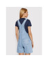 Tommy Jeans Salopetă Dungaree DW0DW12424 Albastru Regular Fit - Pled.ro