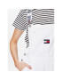 Tommy Jeans Salopetă DW0DW15540 Alb Regular Fit - Pled.ro