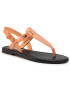 Tommy Jeans Sandale Color Block Basic Thong Sandal EN0EN00908 Portocaliu - Pled.ro