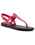 Tommy Jeans Sandale Color Block Basic Thong Sandal EN0EN00908 Roz - Pled.ro