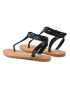 Tommy Jeans Sandale Essential Toe Post Flat Sandal EN0EN01316 Negru - Pled.ro