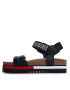 Tommy Jeans Sandale Flag Outsole Sandal EN0EN02122 Negru - Pled.ro