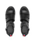 Tommy Jeans Sandale Heeled Leather Sandal EN0EN01803 Negru - Pled.ro