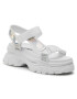 Tommy Jeans Sandale Iridescent Hybrid Sandal EN0EN01311 Alb - Pled.ro