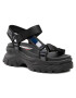 Tommy Jeans Sandale Iridescent Hybrid Sandal EN0EN01311 Negru - Pled.ro