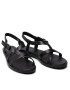 Tommy Jeans Sandale Leather Sandal EN0EN01809 Negru - Pled.ro